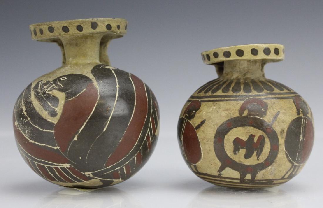 Two Ancient Corinthian Greek Aryballos w Figures (1 of 8)