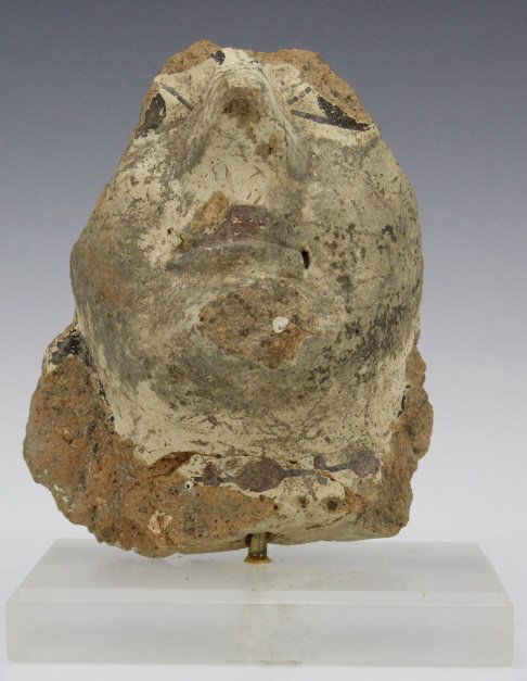 Ancient Etrsucan Terracotta Antefix Mask Fragment (1 of 9)