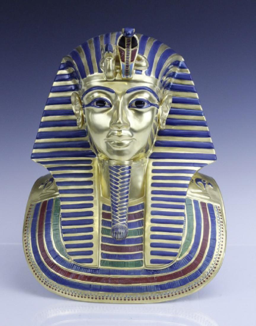 Rare Boehm Porcelain King Tut L/E S/N Mask Statue (1 of 9)