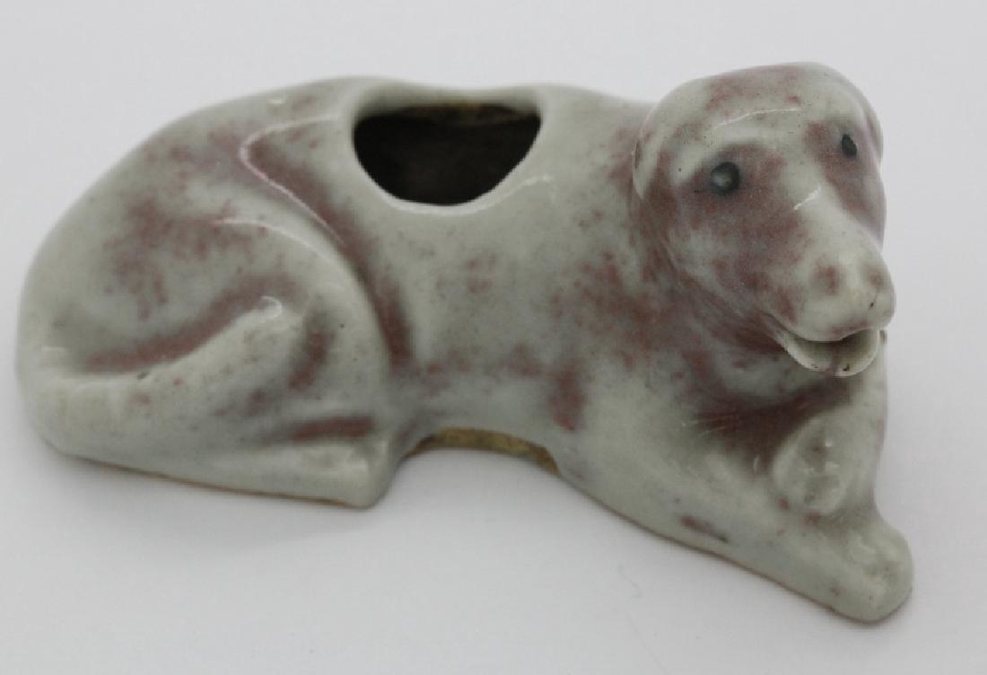 Antique Chinese Celadon Dog Form Water Dropper (1 of 5)