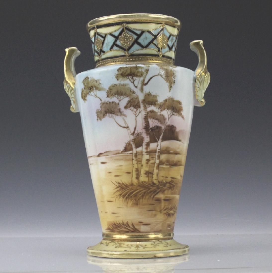 Imperial Nippon Painted & Gilt Decorated Porcelain Vase (1 of 8)