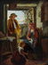 Antique DAVID HARDY Interior Scene Oil Painting