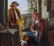 Antique DAVID HARDY Interior Scene Oil Painting - 3