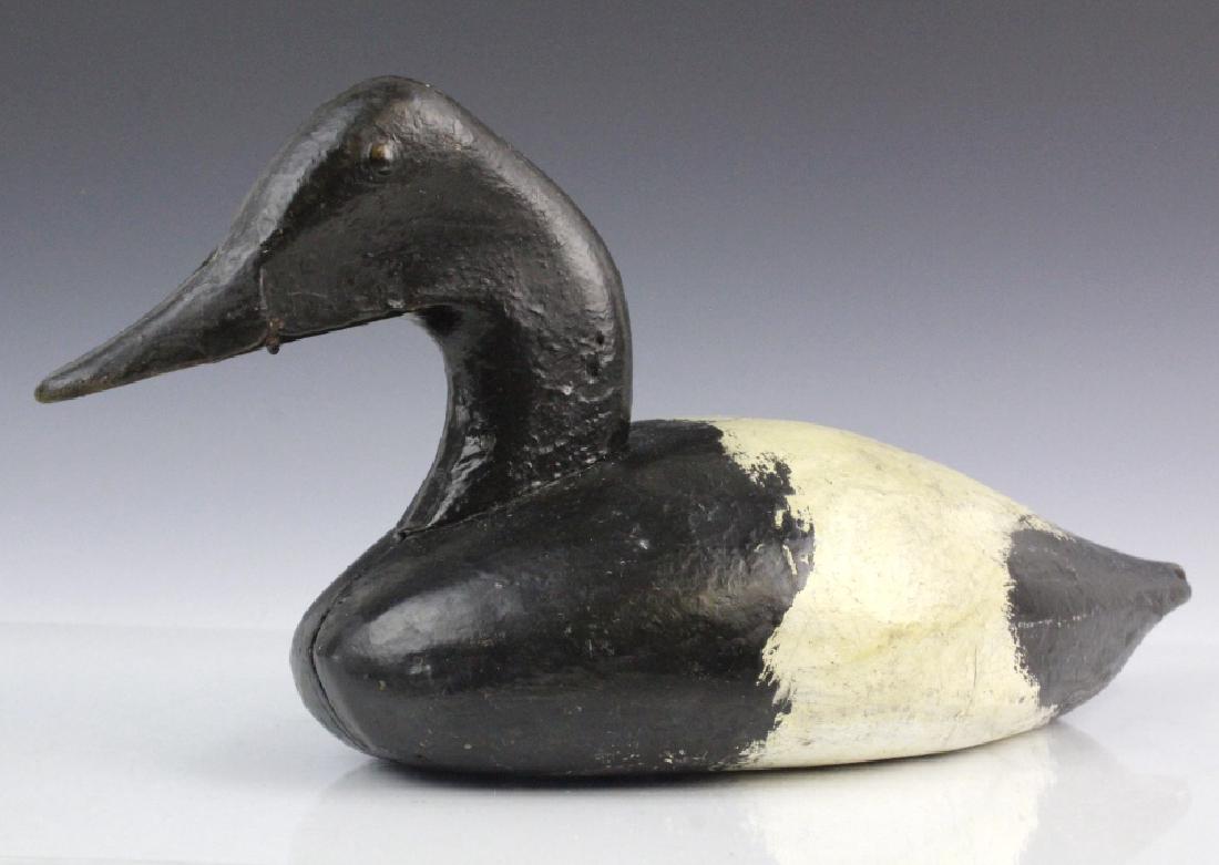 Antique Hand Carved & Painted Wood Duck Decoy (1 of 6)