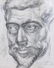 Madge Tennent Pen & Ink Sketch Drawing Of Roman