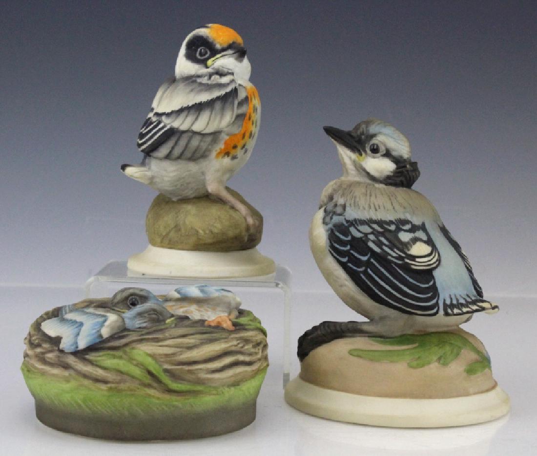 Lot 3 Boehm Porcelain Baby Fledgling Bird Figurine (1 of 7)