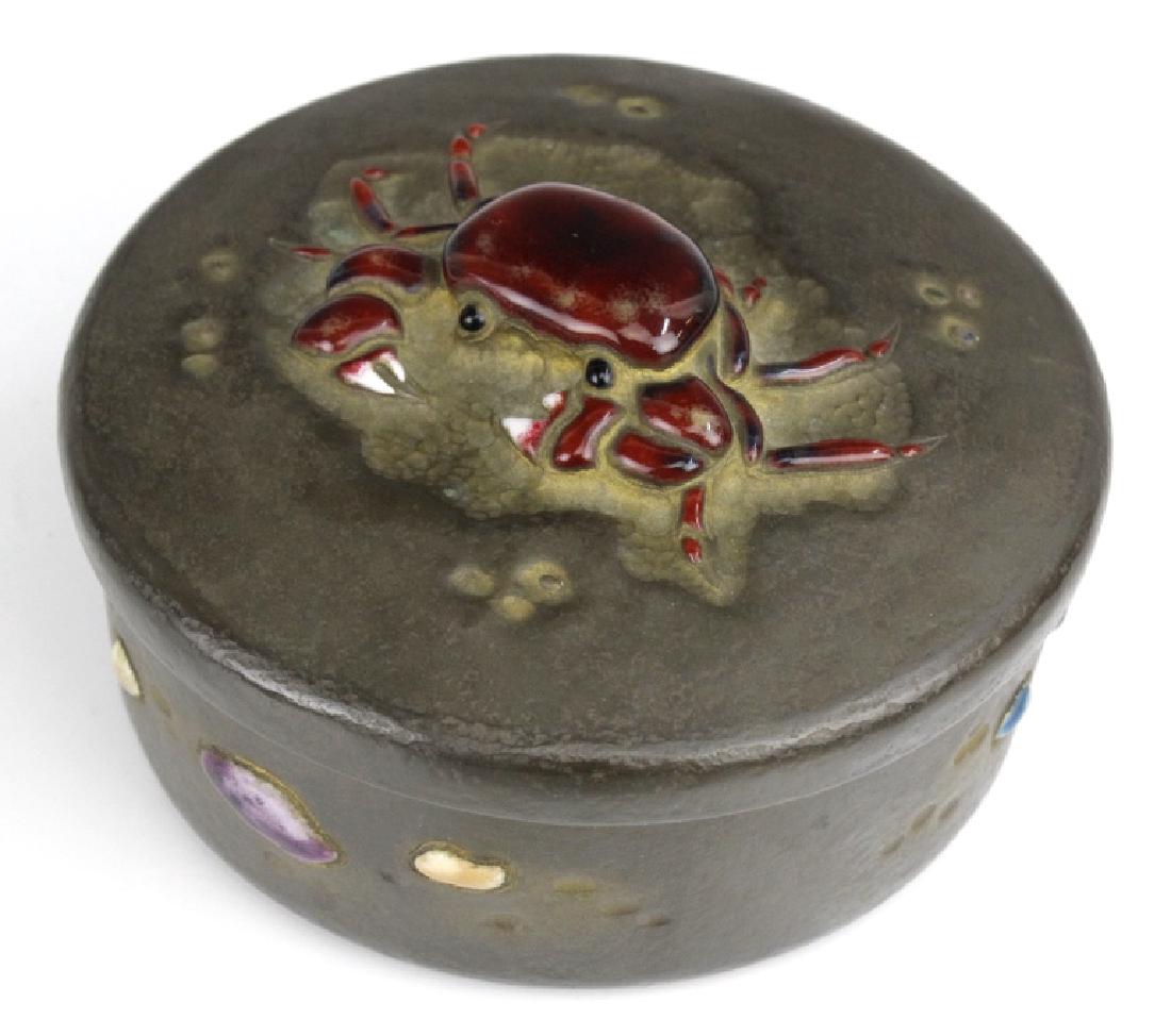 Ando Jubei Fine Copper Enamel Crab Jewelry Box (1 of 8)