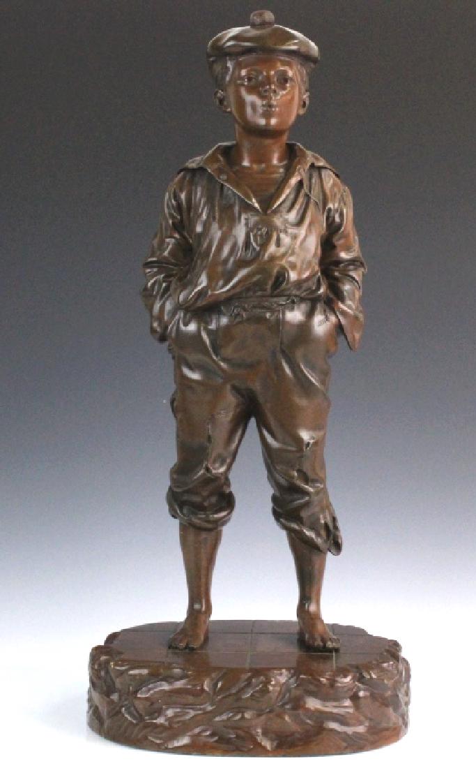 whistling boy figurine