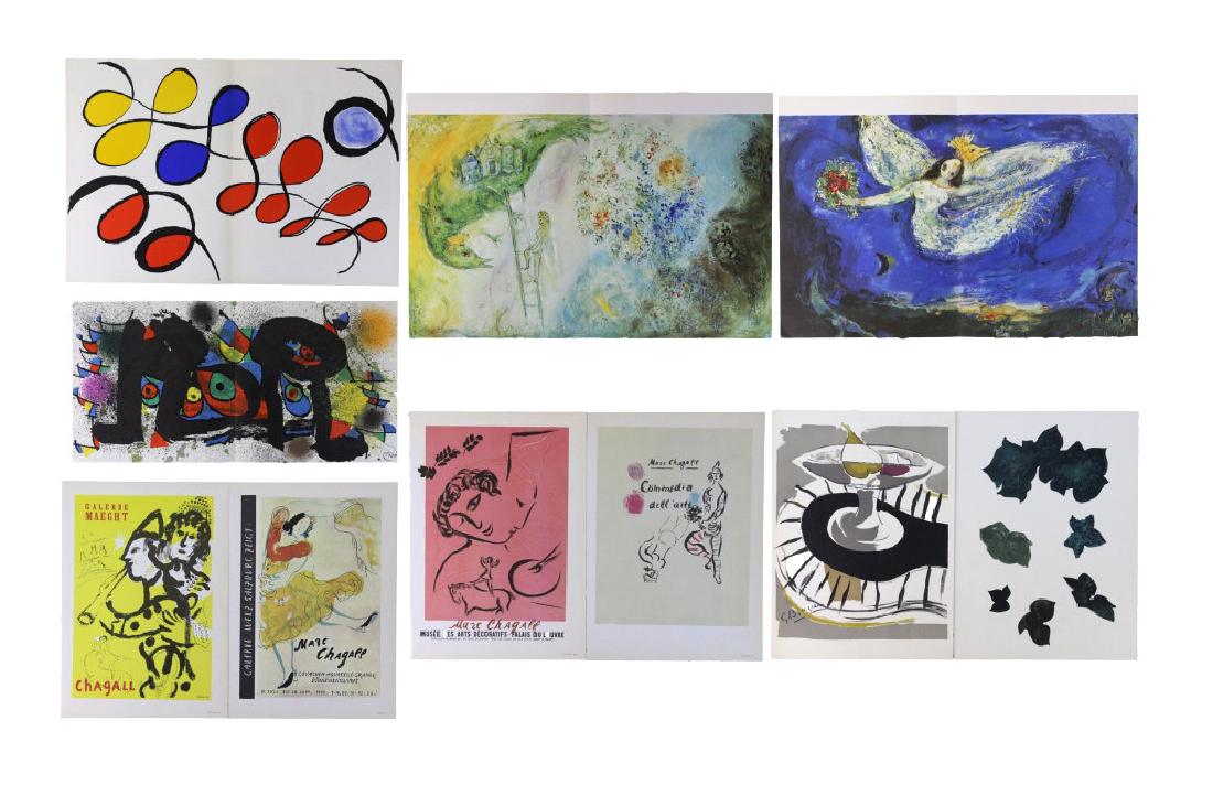 Chagall Miro Calder Color Lithographic Bookplates (1 of 9)
