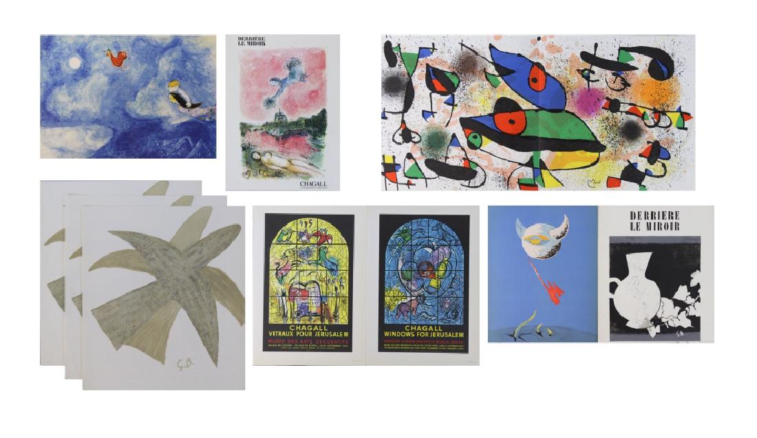 Miro Chagall Andre Masson Color Lithographic Print (1 of 8)