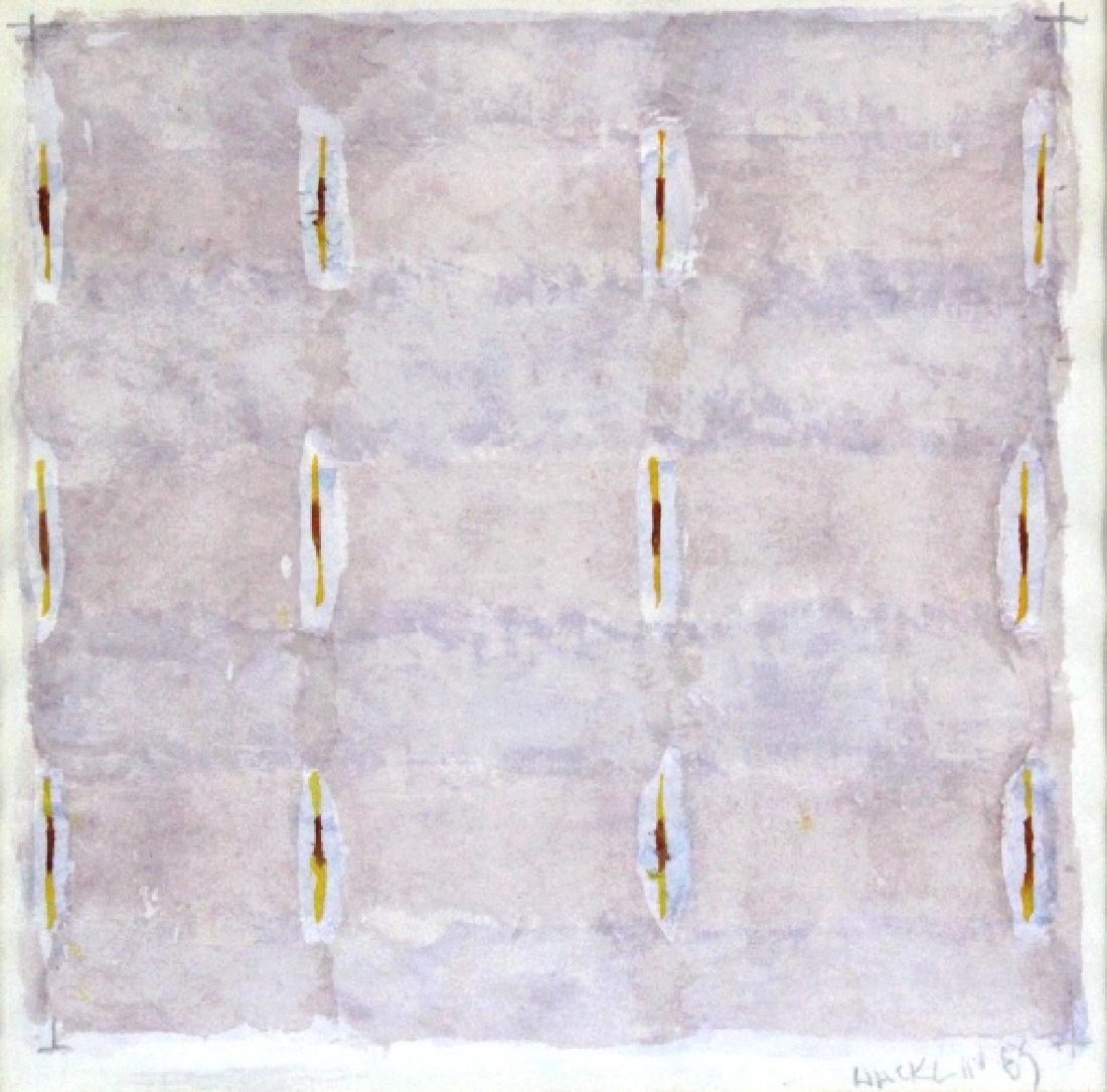 Allan Dave Hacklin Signed Watercolor BASS MUSEUM (1 of 7)