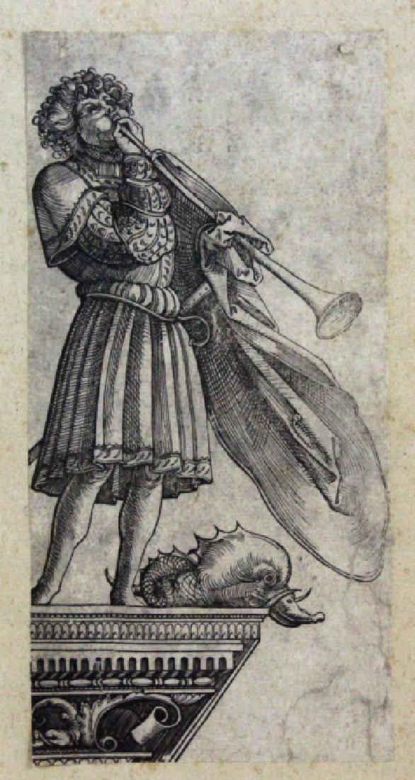 Albrecht Durer Trumpeting Angel Etching BASS MUSEUM (1 of 7)
