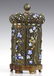 Antique Chinese Export Silver Enamel Tea Caddy Box - 3
