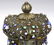Antique Chinese Export Silver Enamel Tea Caddy Box - 4