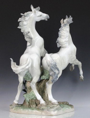 Lladro Free As The Wind L E Wild Horses Figurine Oct 18 2017 Hill Auction Gallery In Fl