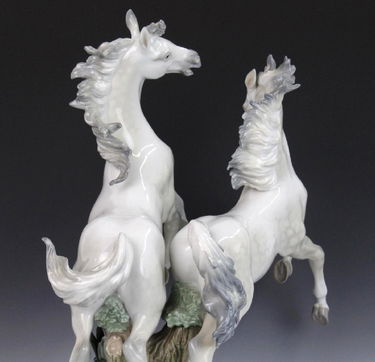 Lladro Free As The Wind L E Wild Horses Figurine Oct 18 2017 Hill Auction Gallery In Fl