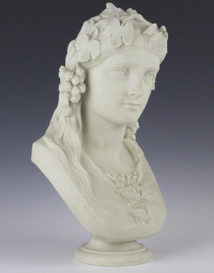 Joseph Durham Copeland HOP QUEEN Porcelain Bust (1 of 9)