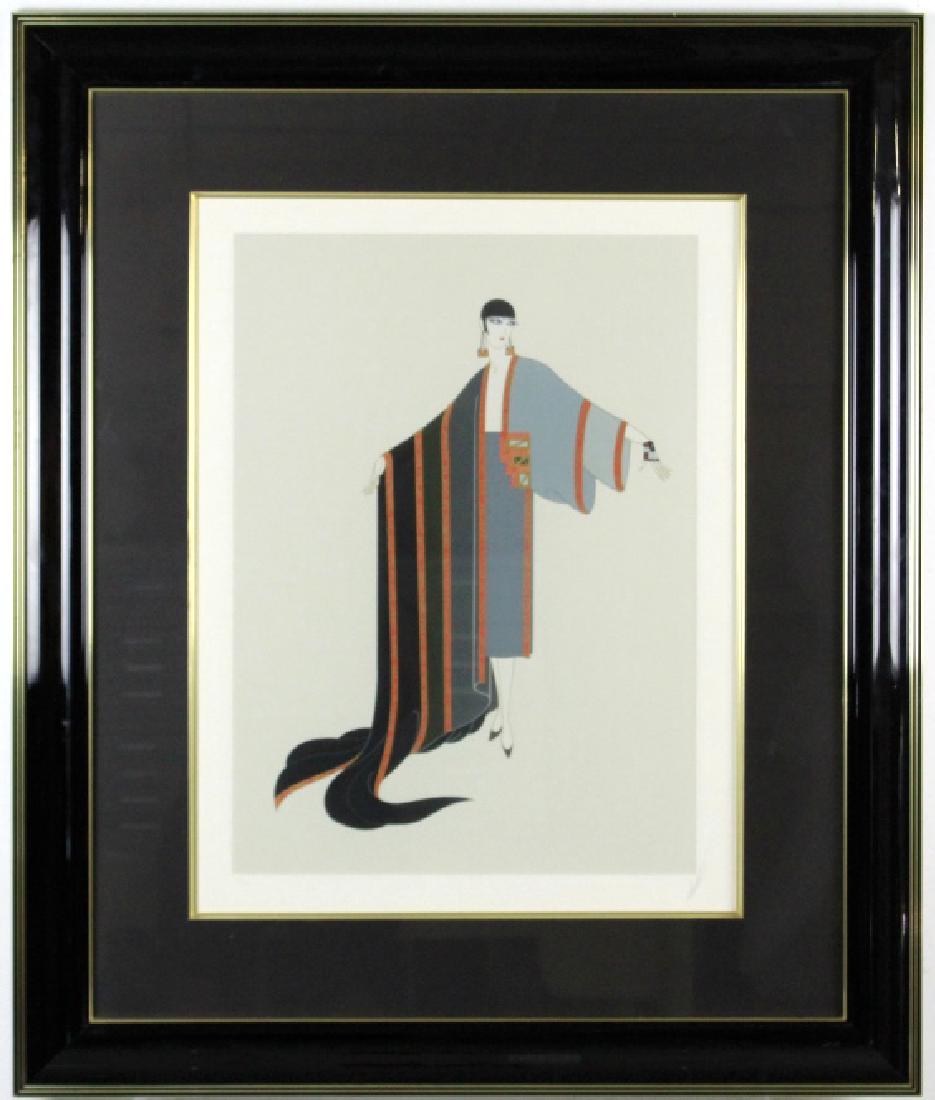 Pencil Signed Erte Deco Michelle LE #71 Serigraph (1 of 6)
