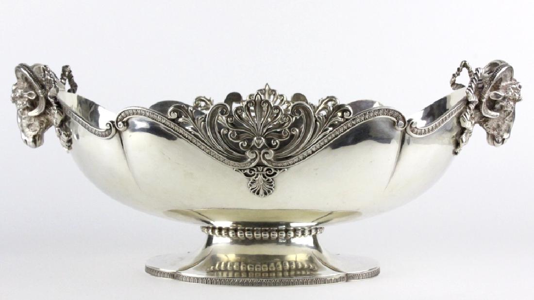 Arno Fassi Sterling Silver Rams Head Centerpiece (1 of 10)