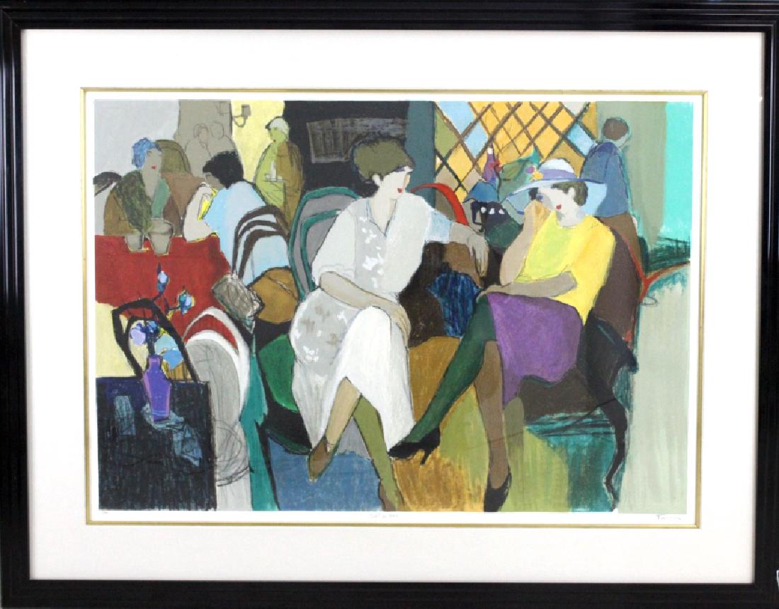 Signed Itzchak Isaac Tarkay Cafe De Paris Litho (1 of 10)