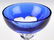 VAL ST LAMBERT Cobalt Crystal Footed Candy Bowl - 6