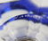 VAL ST LAMBERT Cobalt Crystal Footed Candy Bowl - 8