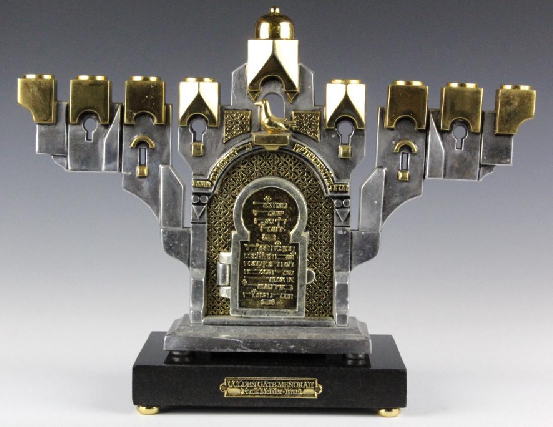 Frank Meisler Judaica Golden Gate Hanukkah Menorah (1 of 8)
