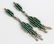 Pinto Zuni Indian Needle Point Turquoise Earrings - 2