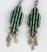 Pinto Zuni Indian Needle Point Turquoise Earrings - 4