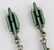 Pinto Zuni Indian Needle Point Turquoise Earrings - 5