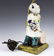 Chinese Porcelain Drummer Boy Statue Table Lamp - 8