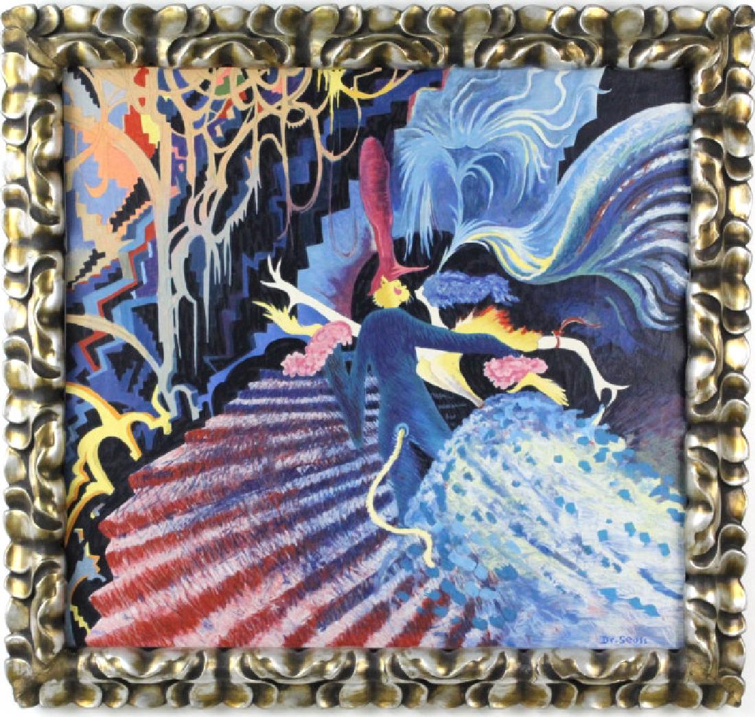 Dr. Seuss Cat in the Hat 268/375 Canvas Serigraph (1 of 7)