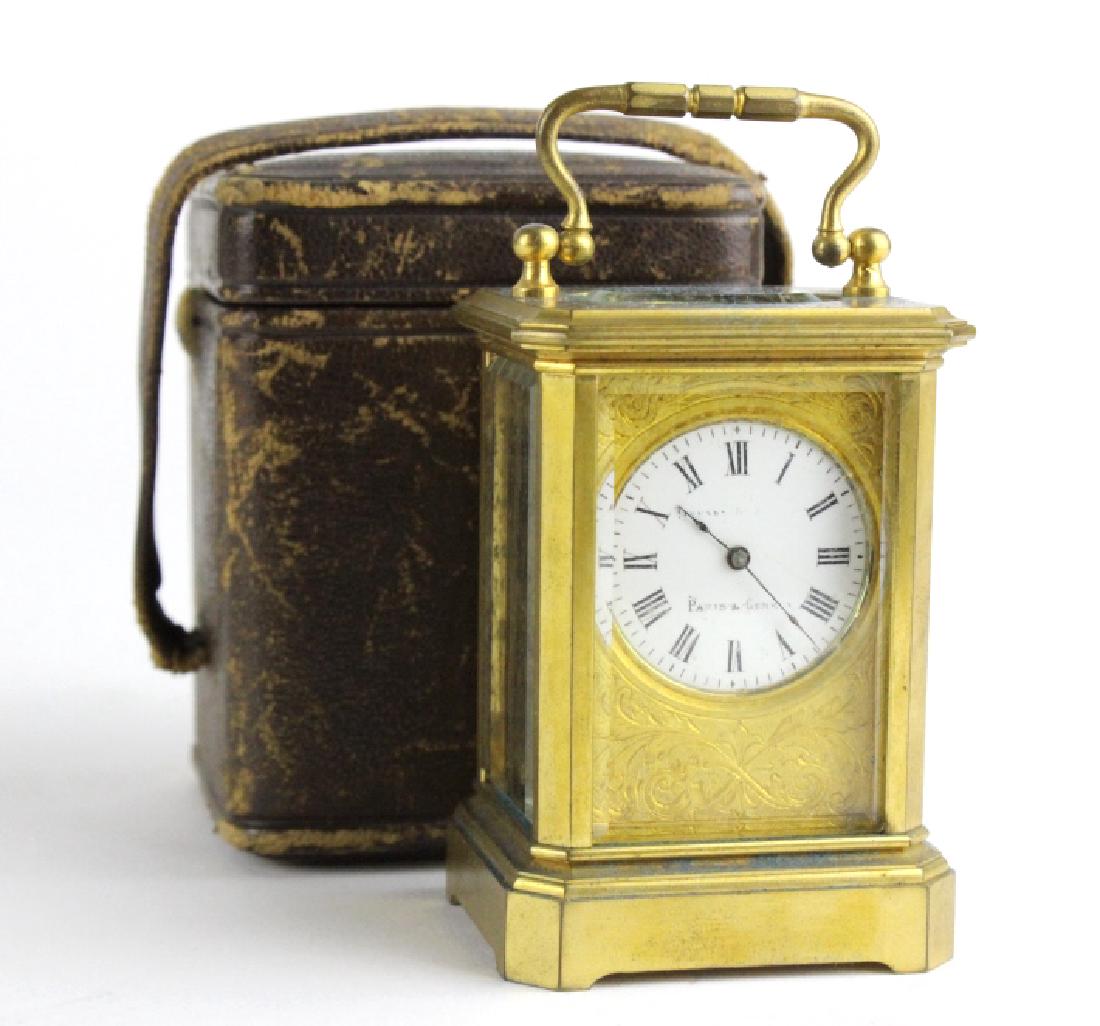 Tiffany & Co Miniature Travel Carriage Clock FINE (1 of 10)