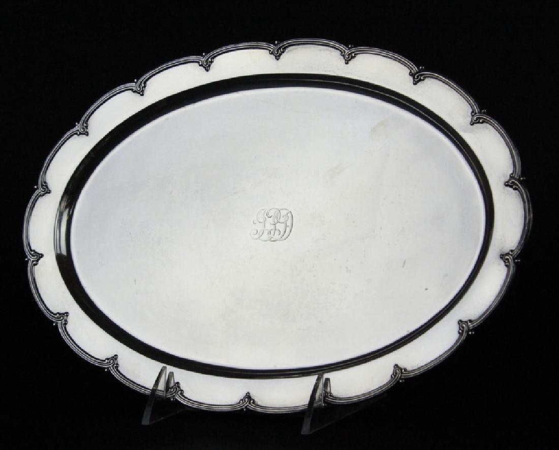 Tiffany & Co Makers Sterling Silver 12" Tray 436g (1 of 7)
