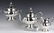 Tiffany & Co Silver Plate Teapot Sugar Creamer Set