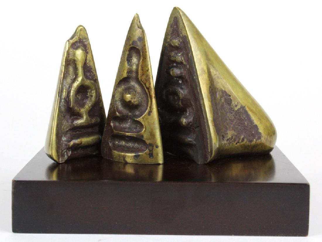 Aharone Bezalel Family Modernist Bronze Sculpture (1 of 9)