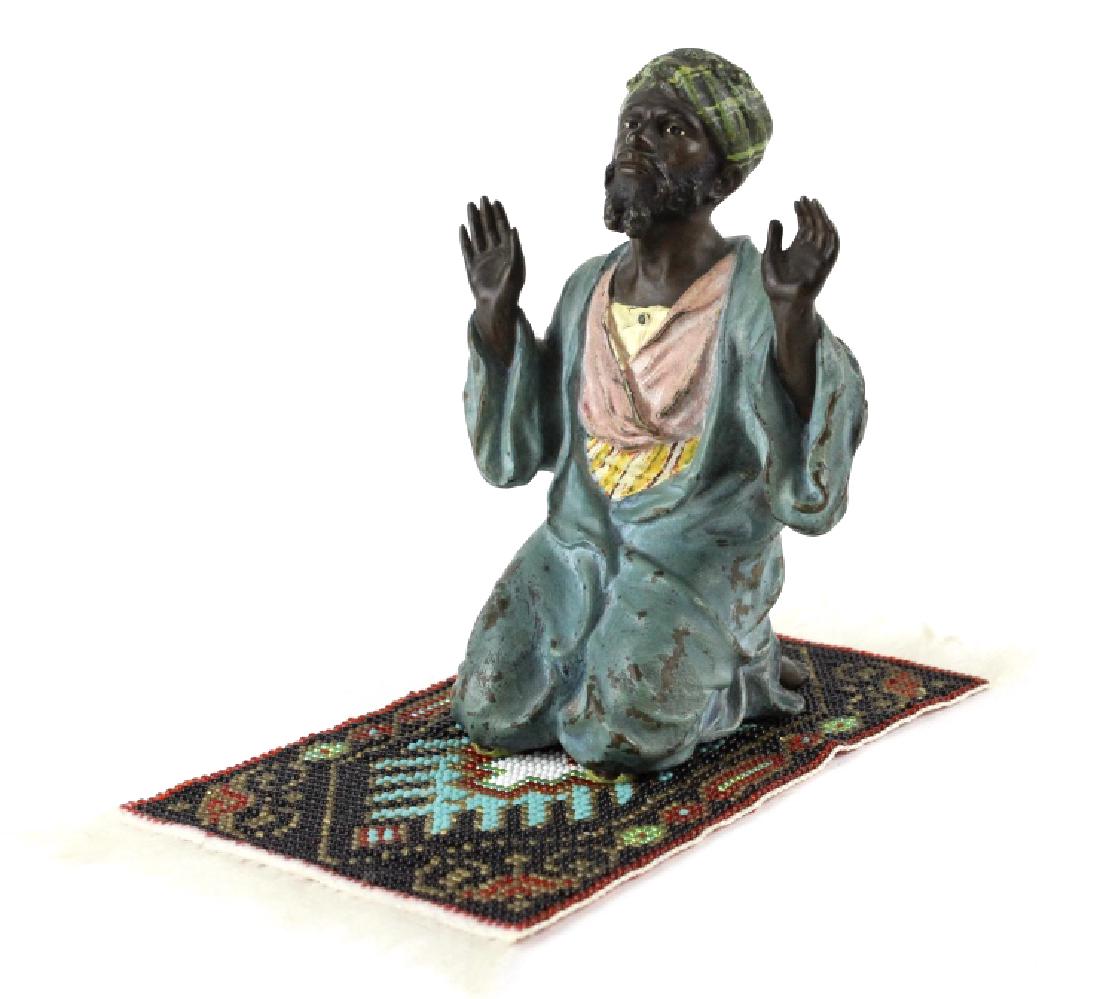 Franz Bergman Cold Painted Bronze Prayer Man (1 of 10)