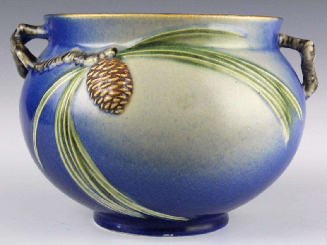 Roseville Pottery PINECONE 5"x8" Jardiniere 6326
