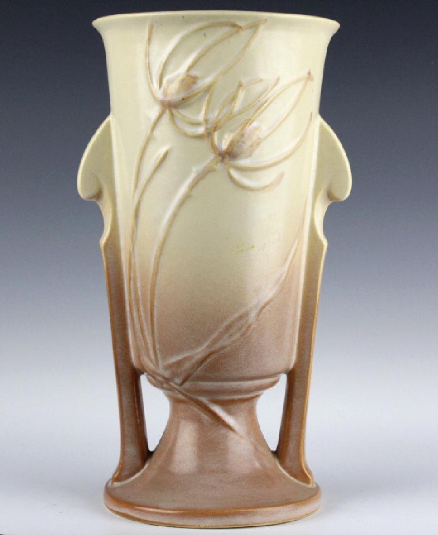 Roseville Pottery TEASEL 10 1/2" Tall Vase 887-10 (1 of 9)