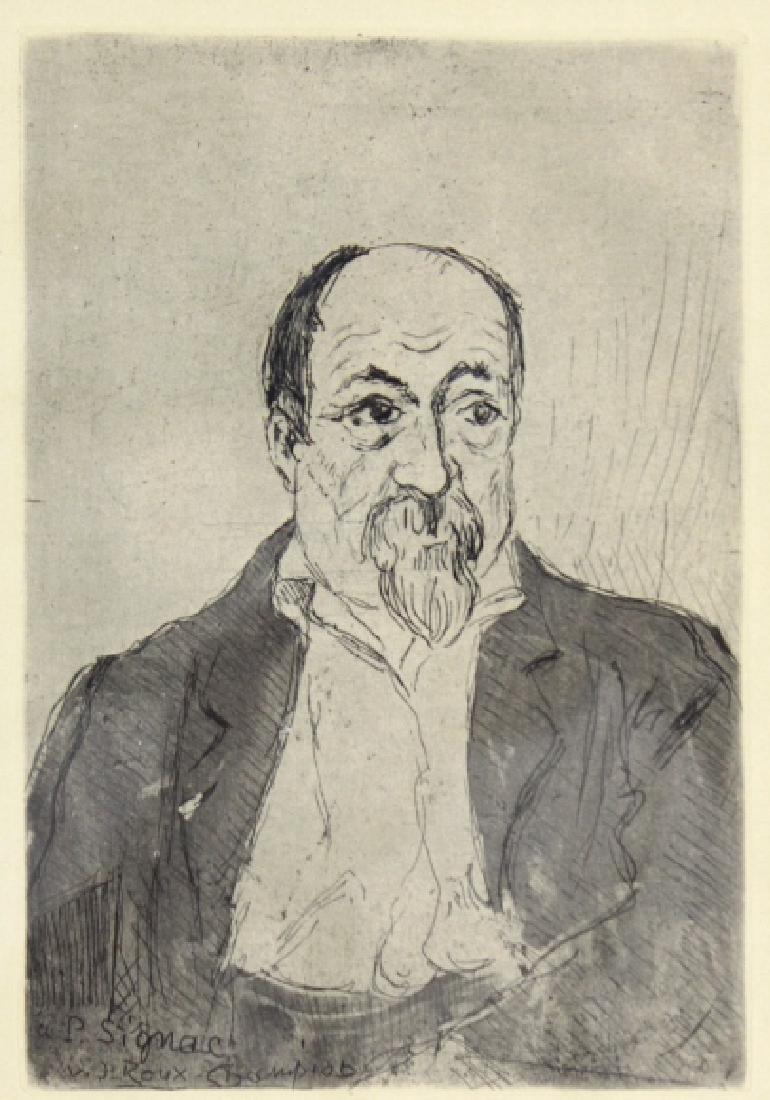 Victor J. Roux Champion Portrait Of Signac Etching (1 of 5)