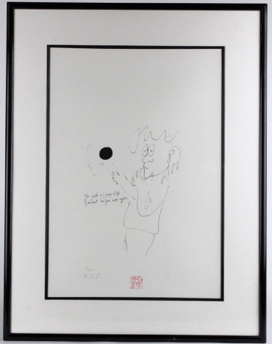 Signed Yoko Ono John Lennon Limited Edition Print