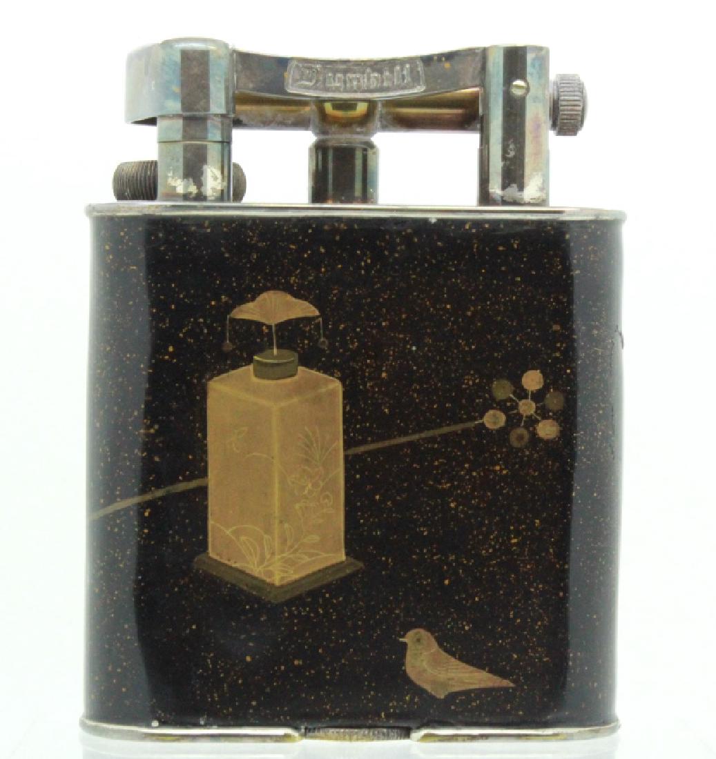 Dunhill RARE Black Japanese Lacquer Table Lighter (1 of 10)