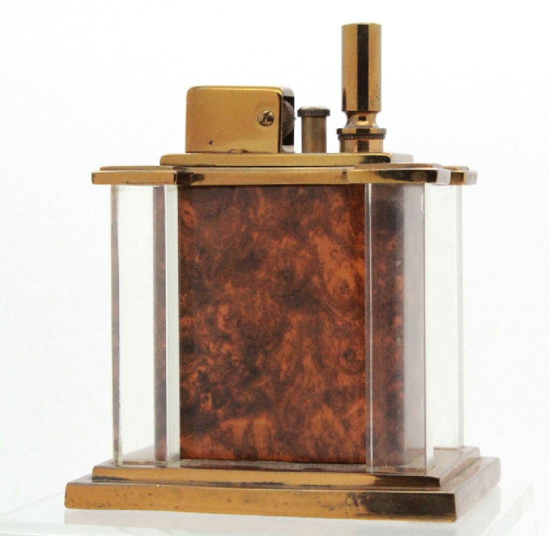 RARE Ronson Gold & Lucite Touch-Tip Table Lighter (1 of 7)