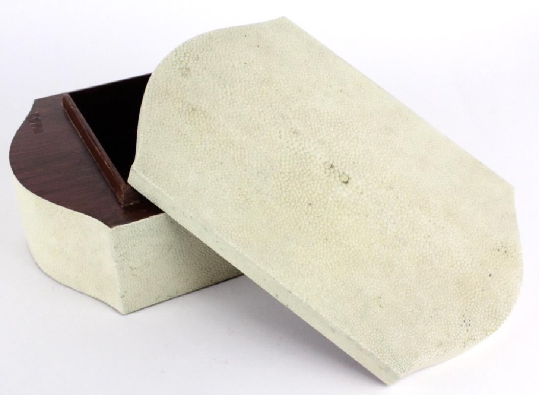 Maitland Smith Shagreen & Wood Dresser Box 11 x 7" (1 of 6)