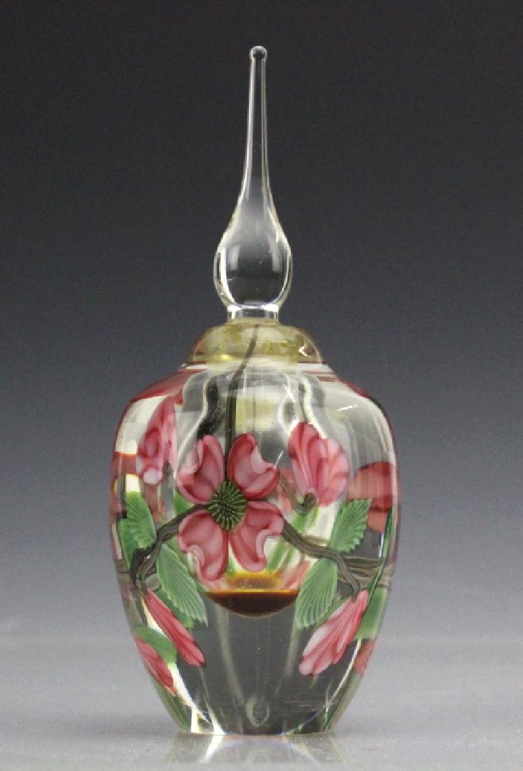 Orient & Flume Wild Rose Art Glass Perfume Bottle (1 of 10)