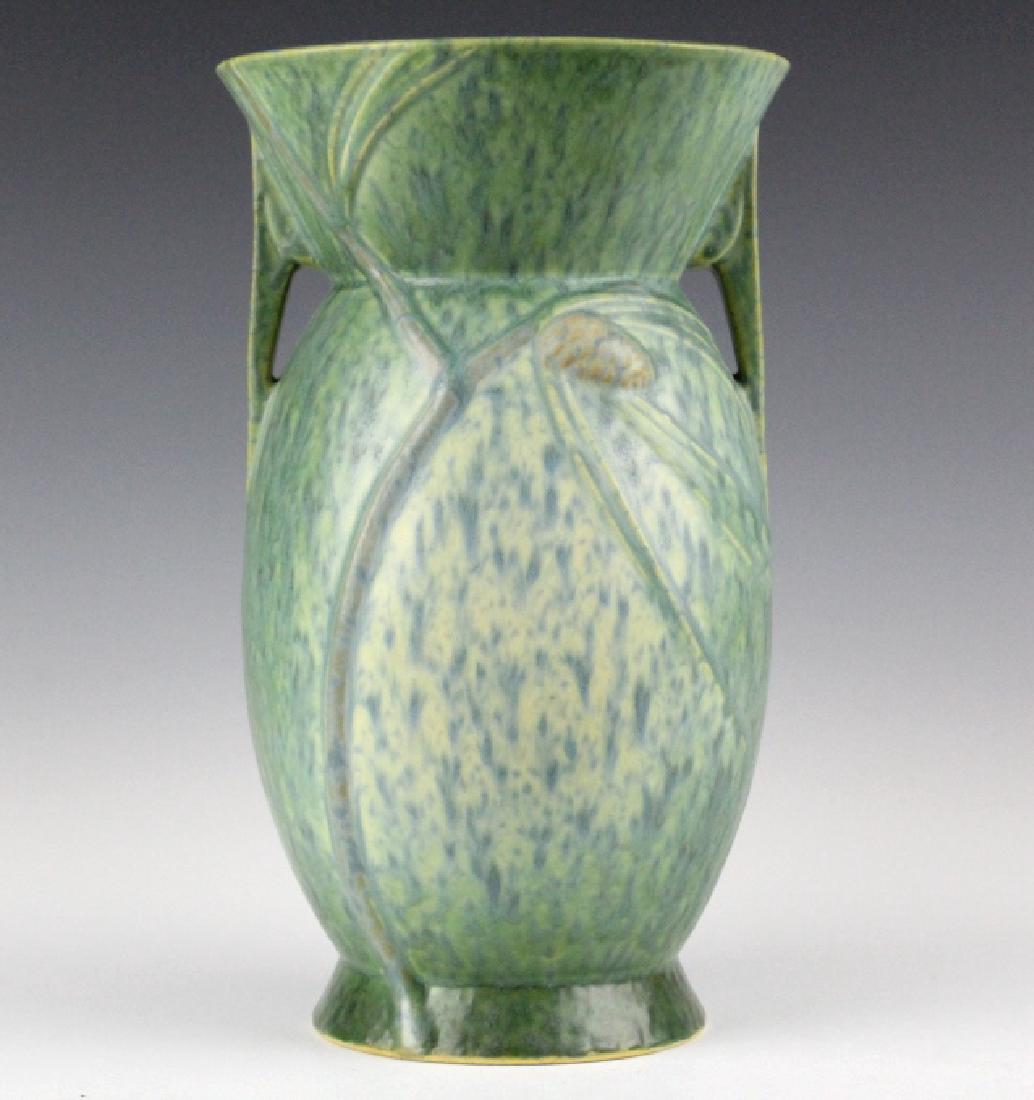 Roseville Pottery FUTURA Pinecone 10" Vase 433-10 (1 of 9)