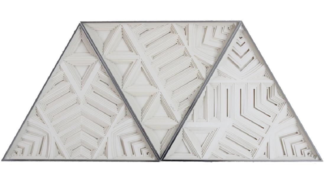 3 MODERN Greg Copeland 3D Paper Wall Art Sculpture (1 of 8)