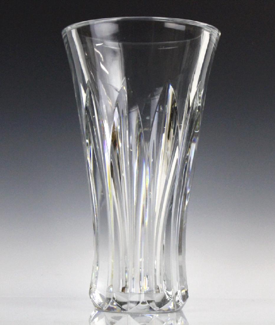 LARGE Baccarat Crystal Pauline Art Glass 15\u0026quot; Vase
