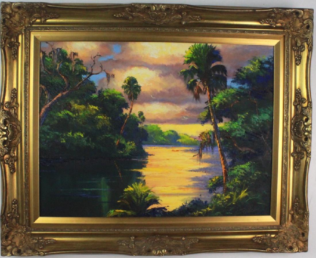 James Gibson Florida Highwaymen Landscape Painting (1 of 9)