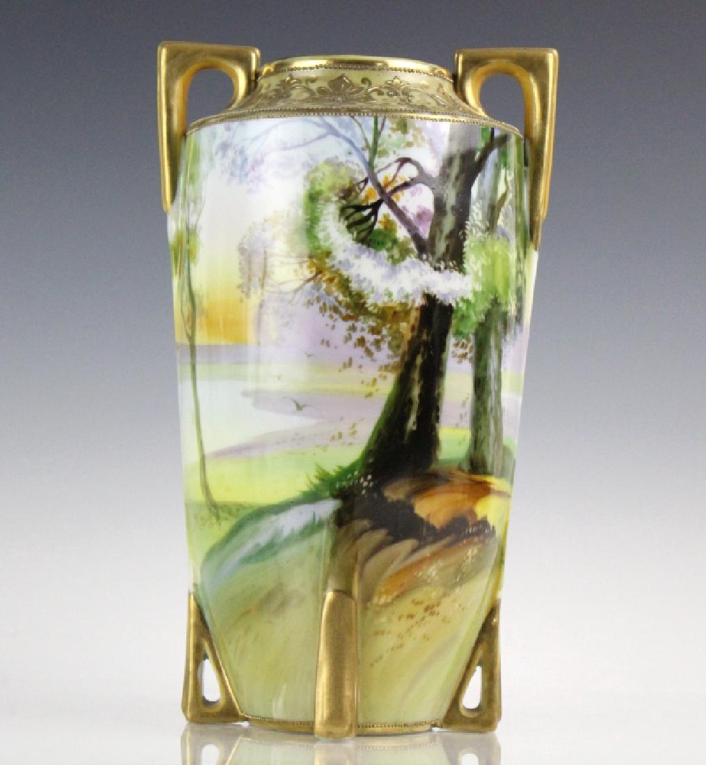 Antique NIPPON Scenic Painted Porcelain Vase (1 of 10)